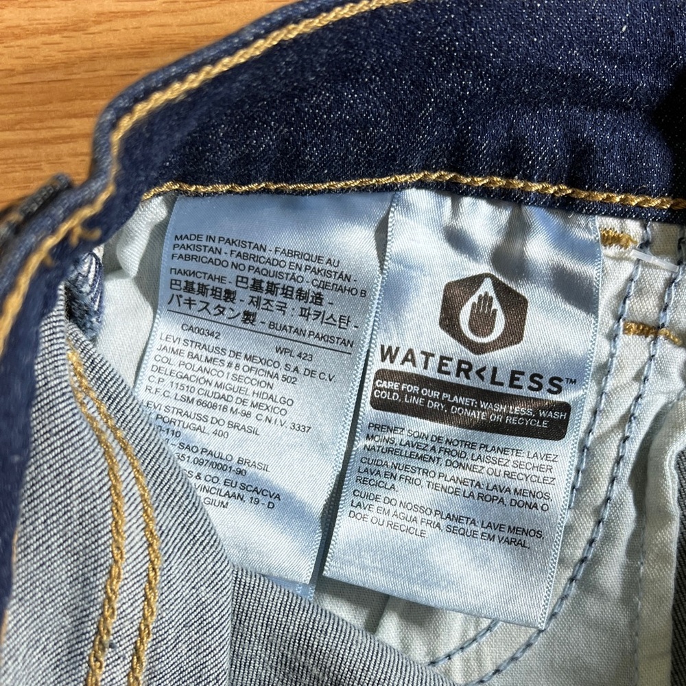 Levi's Super Skinny Jeans 00 Short W24 L28 - Picture 6 of 14